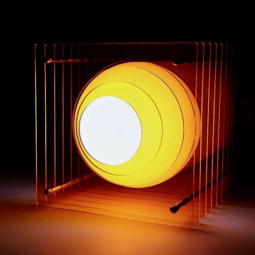 Lighting Decoration Ideas - DIY Akrylowa Lampa Księżycowa Tysiąc Warstw