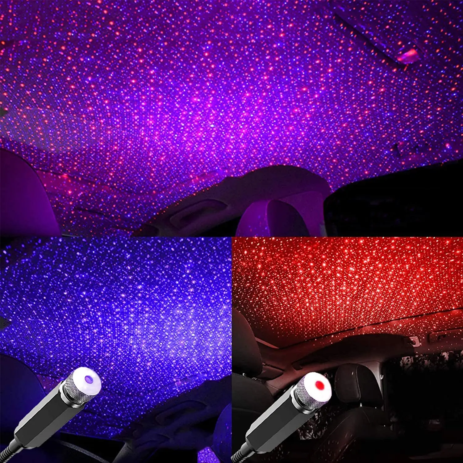 Star Projector Night - Romantyczna lampka nocna LED z efektem