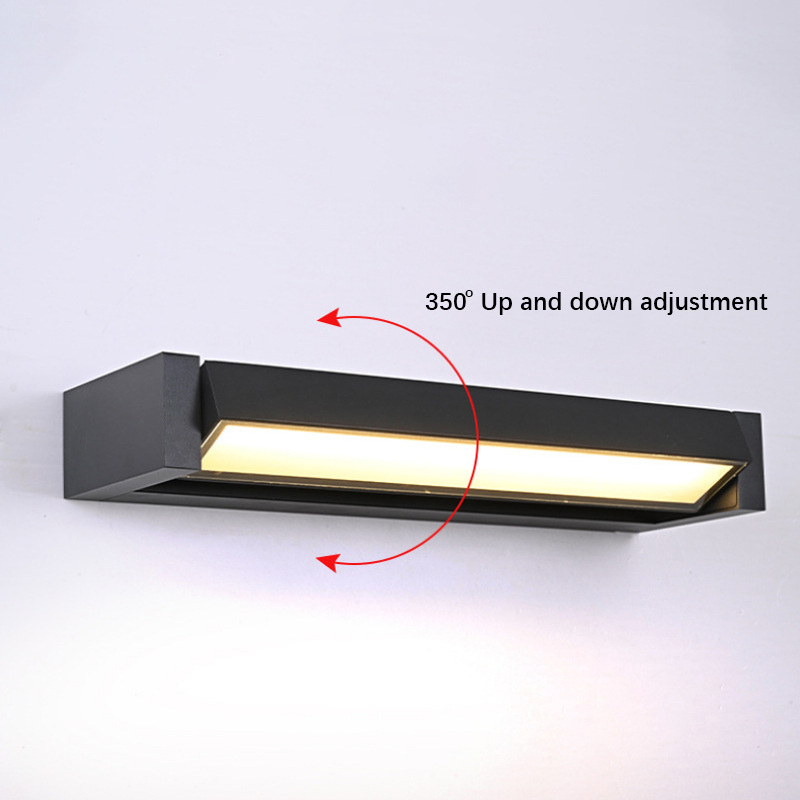 Decor Lighting Cy - Zewnętrzna wodoodporna kinkiet z regulowanym kątem