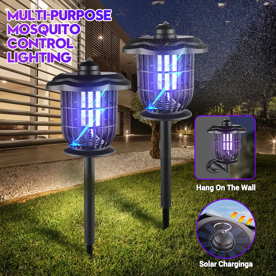 Lighting Bug Decor - Lampa solarna LED 2w1 1200mAh z