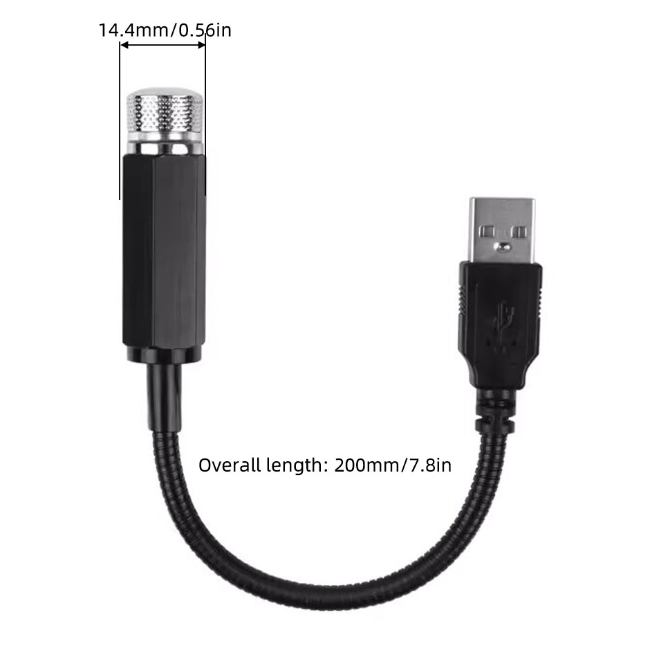 Star Projector Night - Mini projektor LED 5V USB do