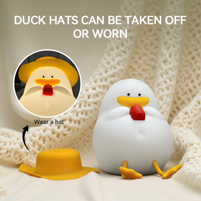 Lightings Decoration - Lampka Nocna Happy Duck, Dotykowa Lampka