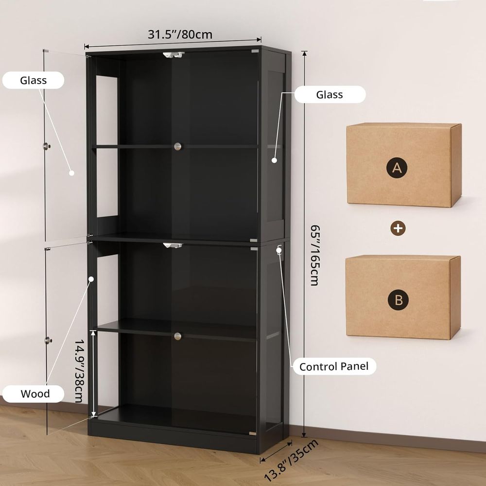 Szafka ekspozycyjna z szklanym – Lighting & Home Decor Studio recenzja i cena