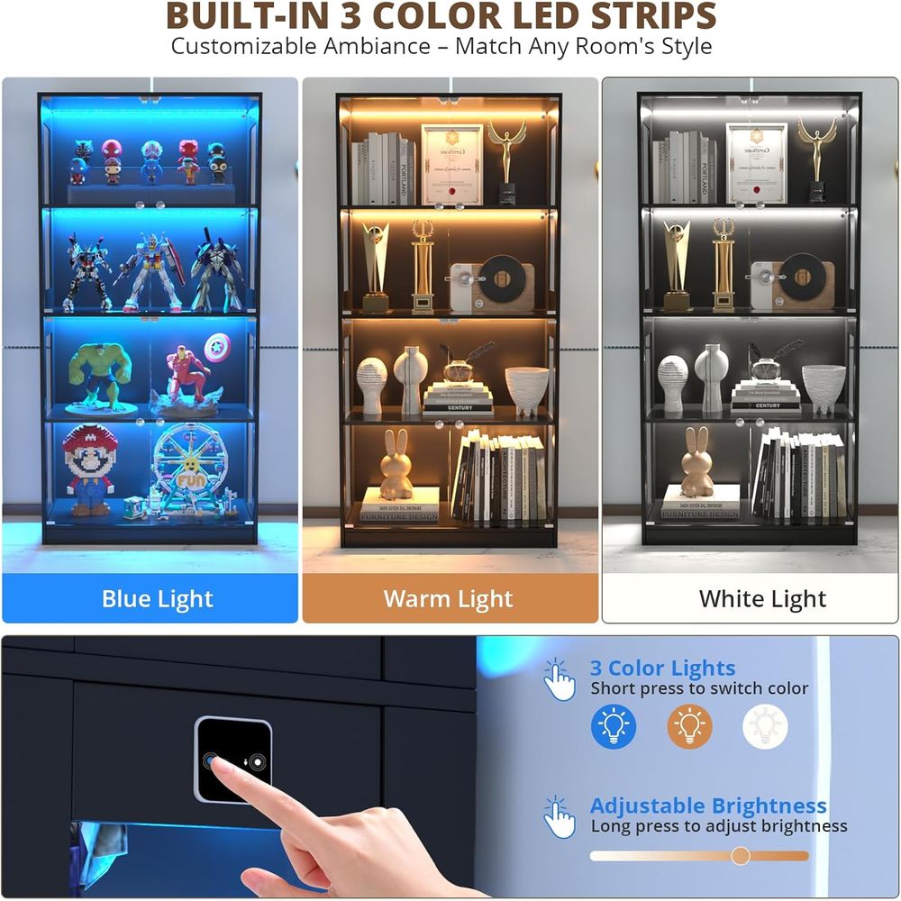 Szafka ekspozycyjna z szklanym – Lighting & Home Decor Studio recenzja i cena