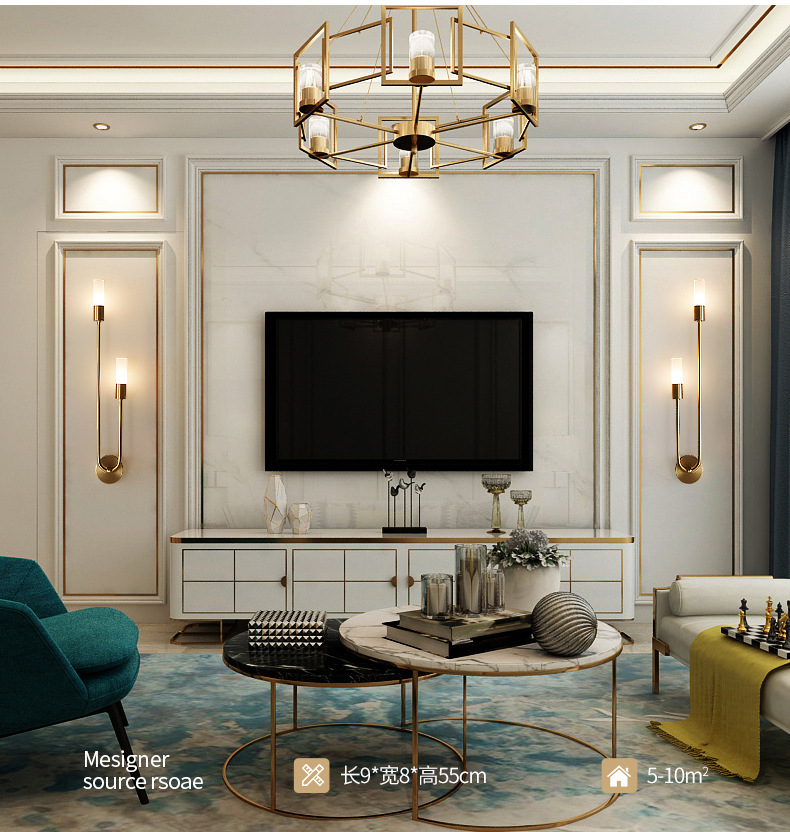 Retro Tło Salon Korytarz Sypia – Lightings Decoration recenzja i cena