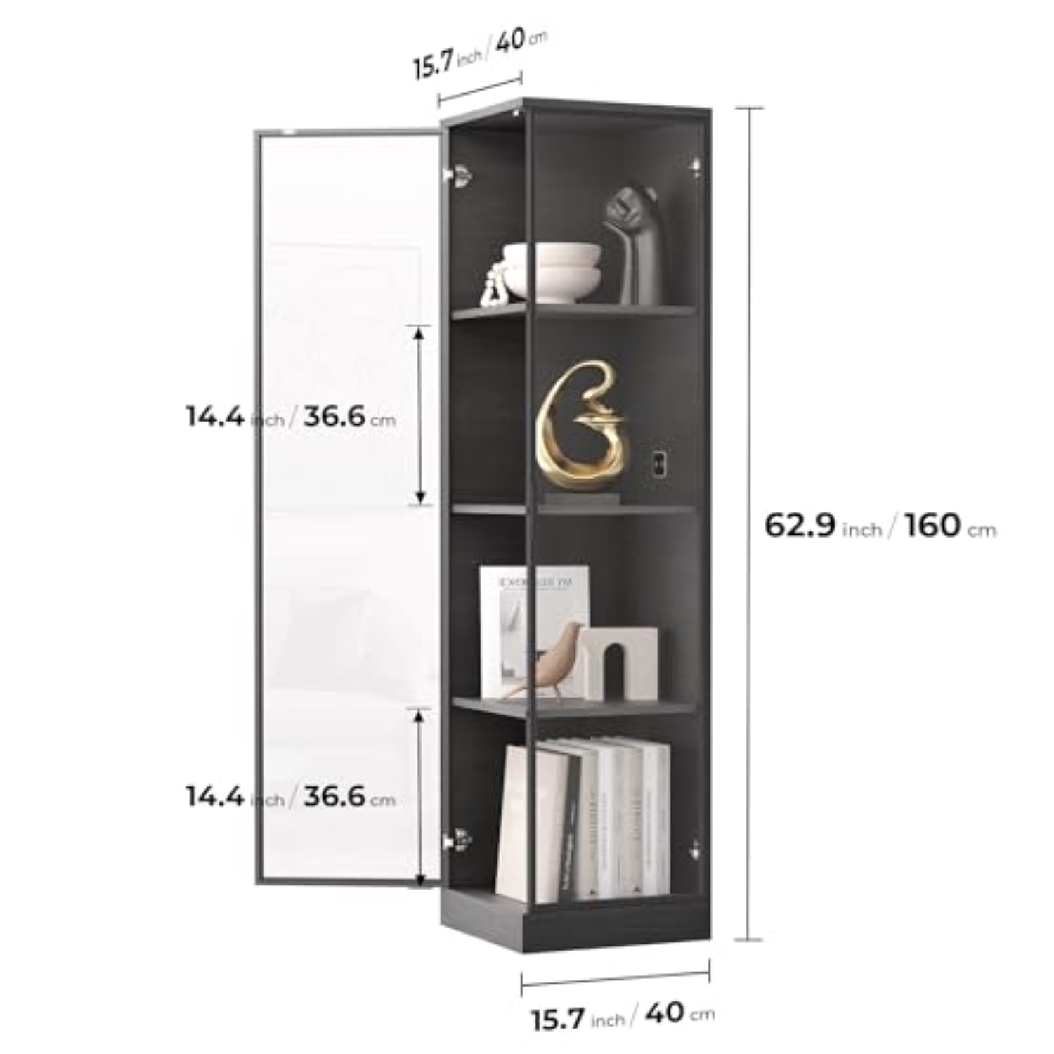 Narożna witryna z drzwiami, 4- – Lighting & Home Decor Studio recenzja i cena