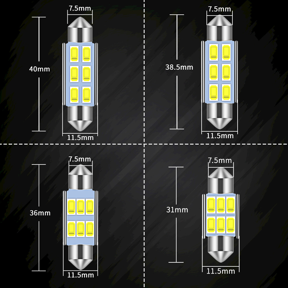 4szt C5W Led Car Festoon-31mm  – Colour Changing Bulb recenzja i cena