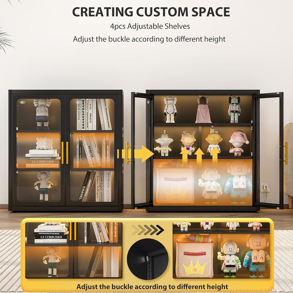 Wysoka szklana witryna z drzwi – Lighting & Home Decor Studio recenzja i cena