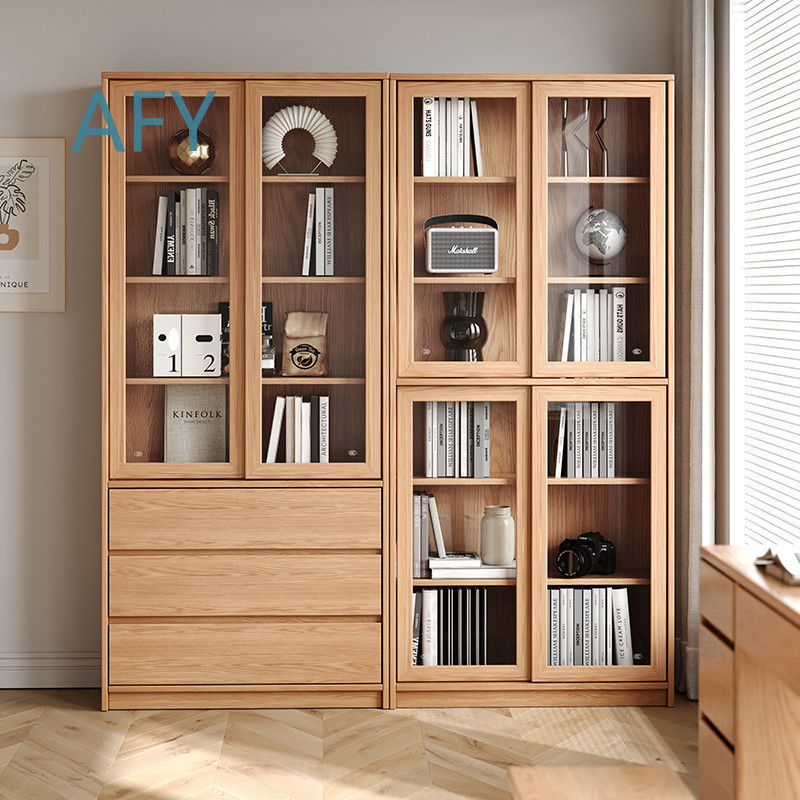 Regał z litego dębu z przesuwn – Muji Home Storage recenzja i cena