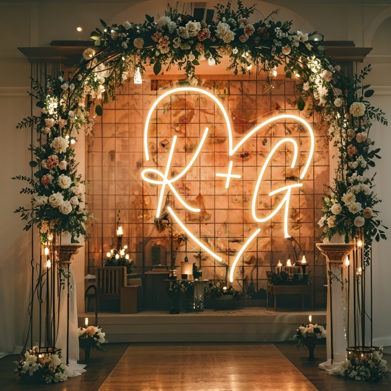 Neon LED w kształcie serca z i – Lighting Decoration Ideas recenzja i cena