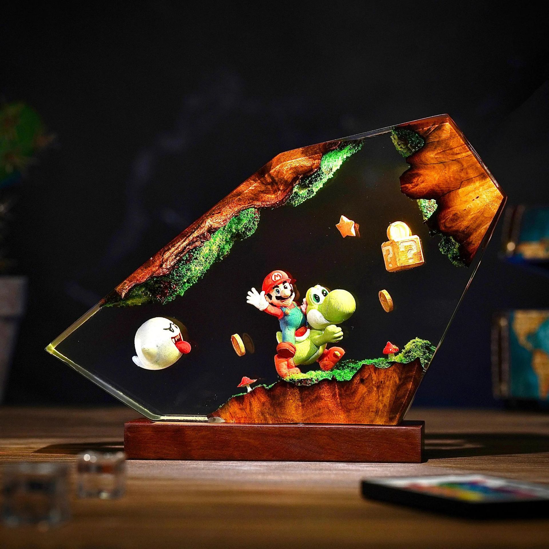 Lampa stołowa z żywicy, figurk – Decor Lighting Table Lamps recenzja i cena