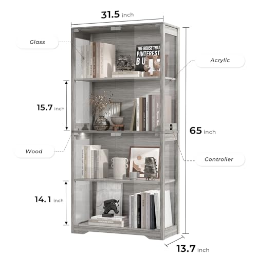 Witryna z szklanymi drzwiami,  – Lighting & Home Decor Studio recenzja i cena