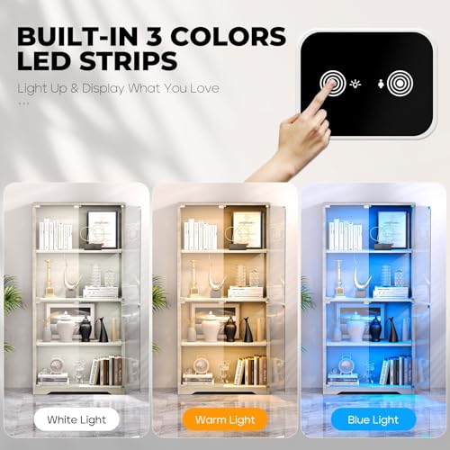 Witryna z szklanymi drzwiami,  – Lighting & Home Decor Studio recenzja i cena