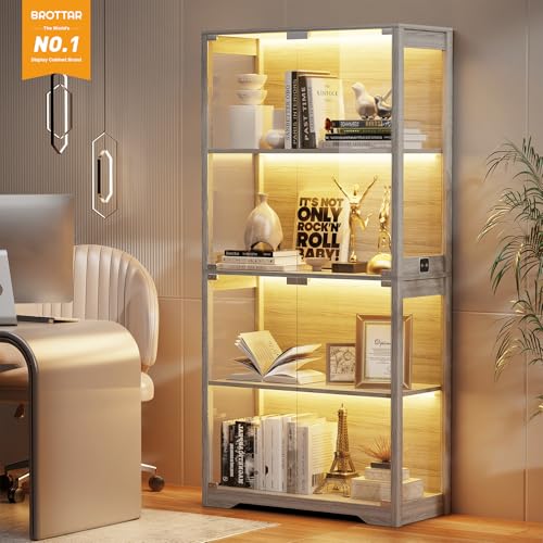 Witryna z szklanymi drzwiami,  – Lighting & Home Decor Studio recenzja i cena