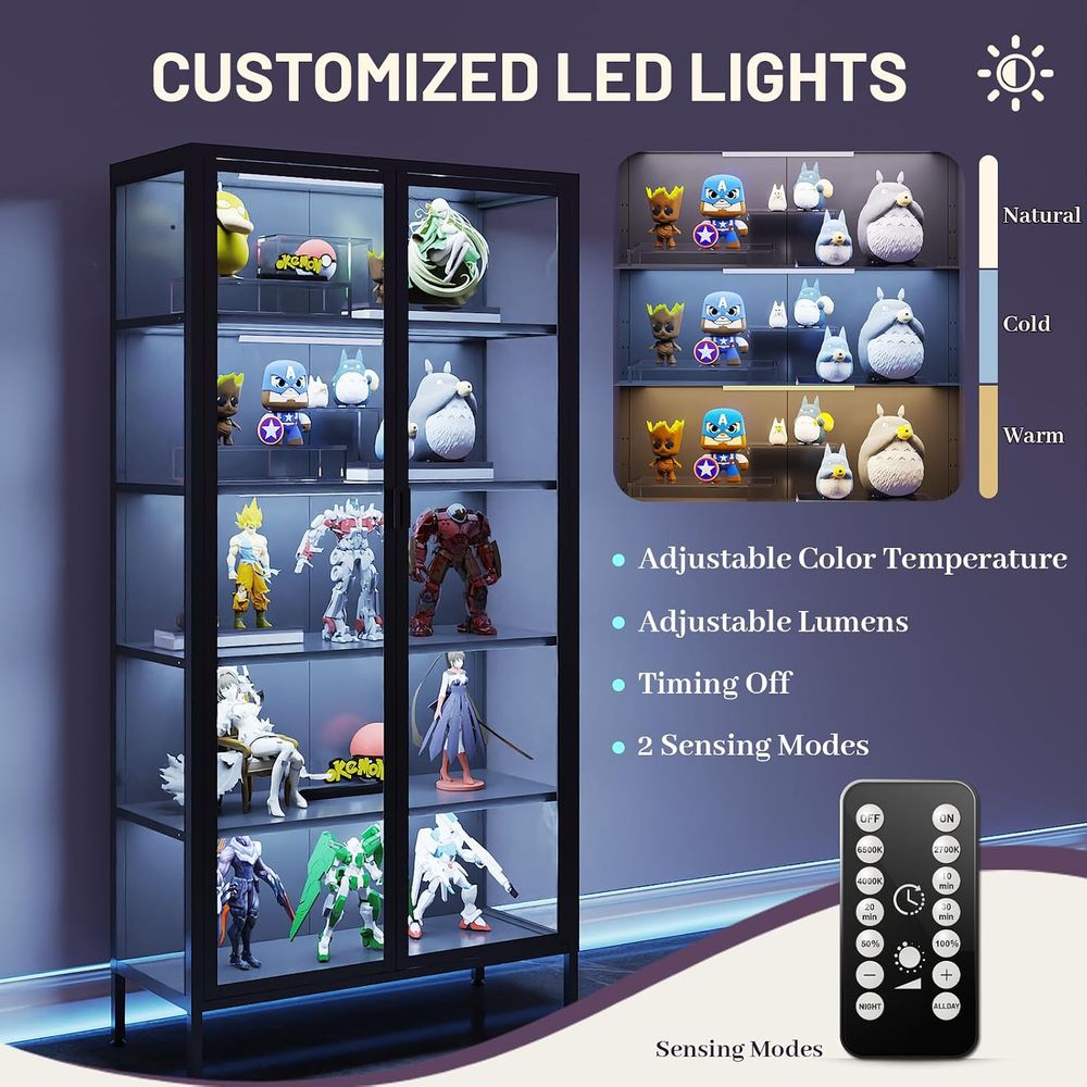 Wysoka szklana witryna z oświe – Lighting & Home Decor Studio recenzja i cena