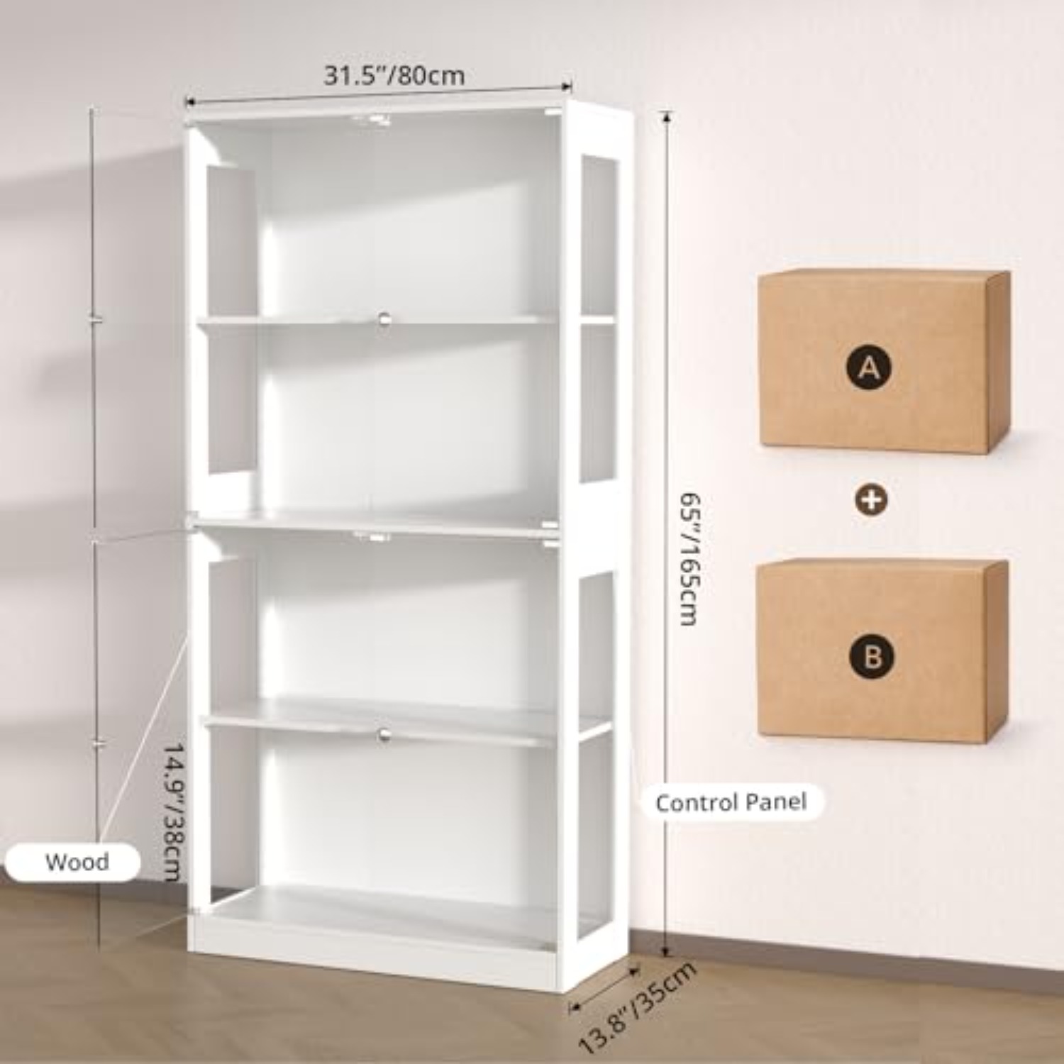 Witryna ekspozycyjna 65'' z sz – Lighting & Home Decor Studio recenzja i cena