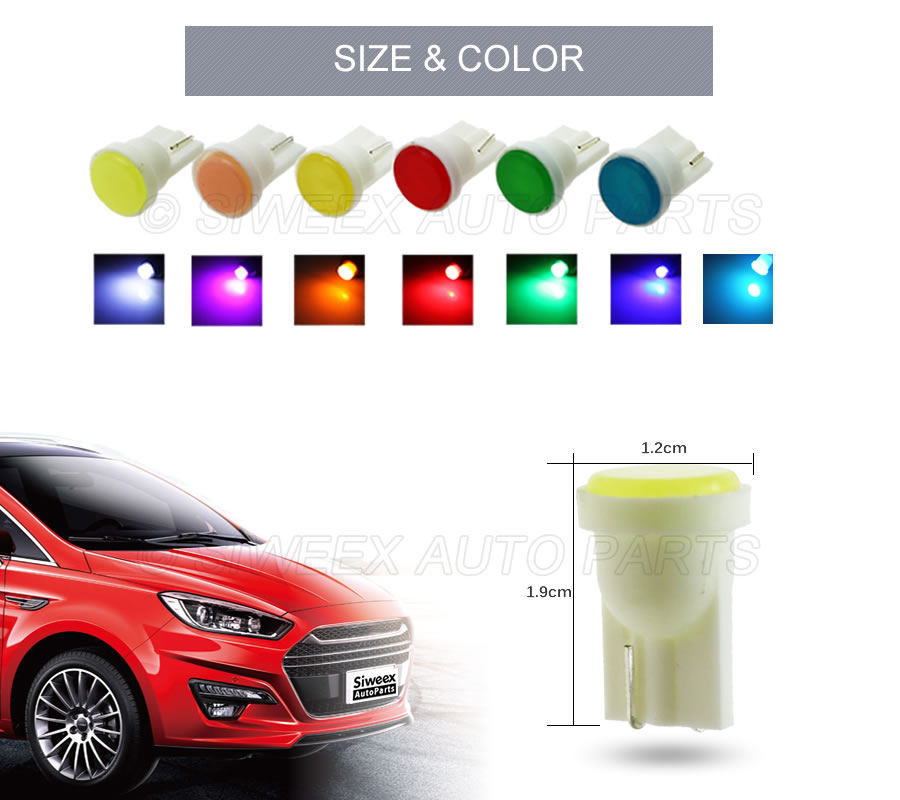10 szt. T10 W5W Wnętrze samoch – Colour Changing Bulb recenzja i cena