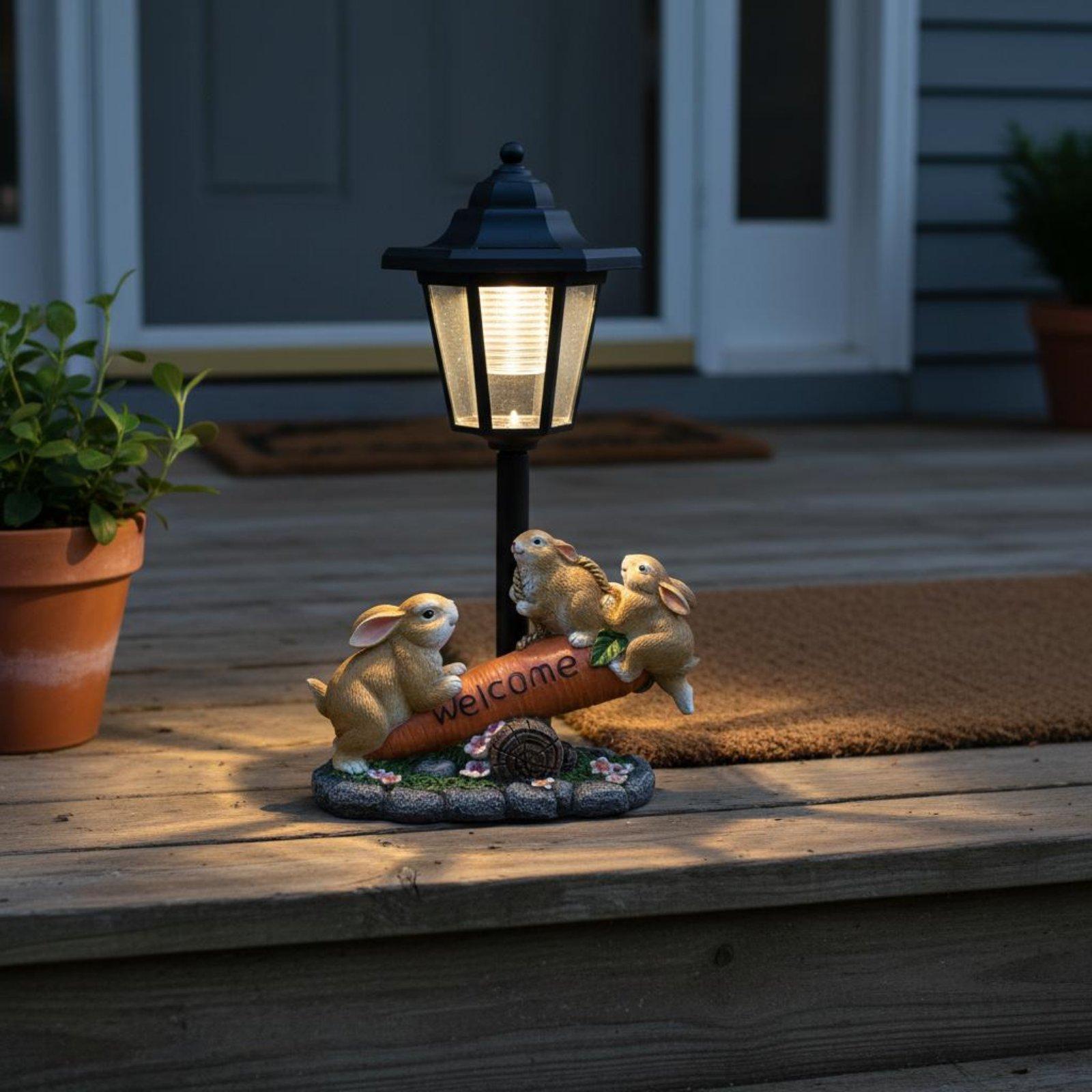 Solarna figurka królika, dekor – Lighting Decoration Ideas recenzja i cena