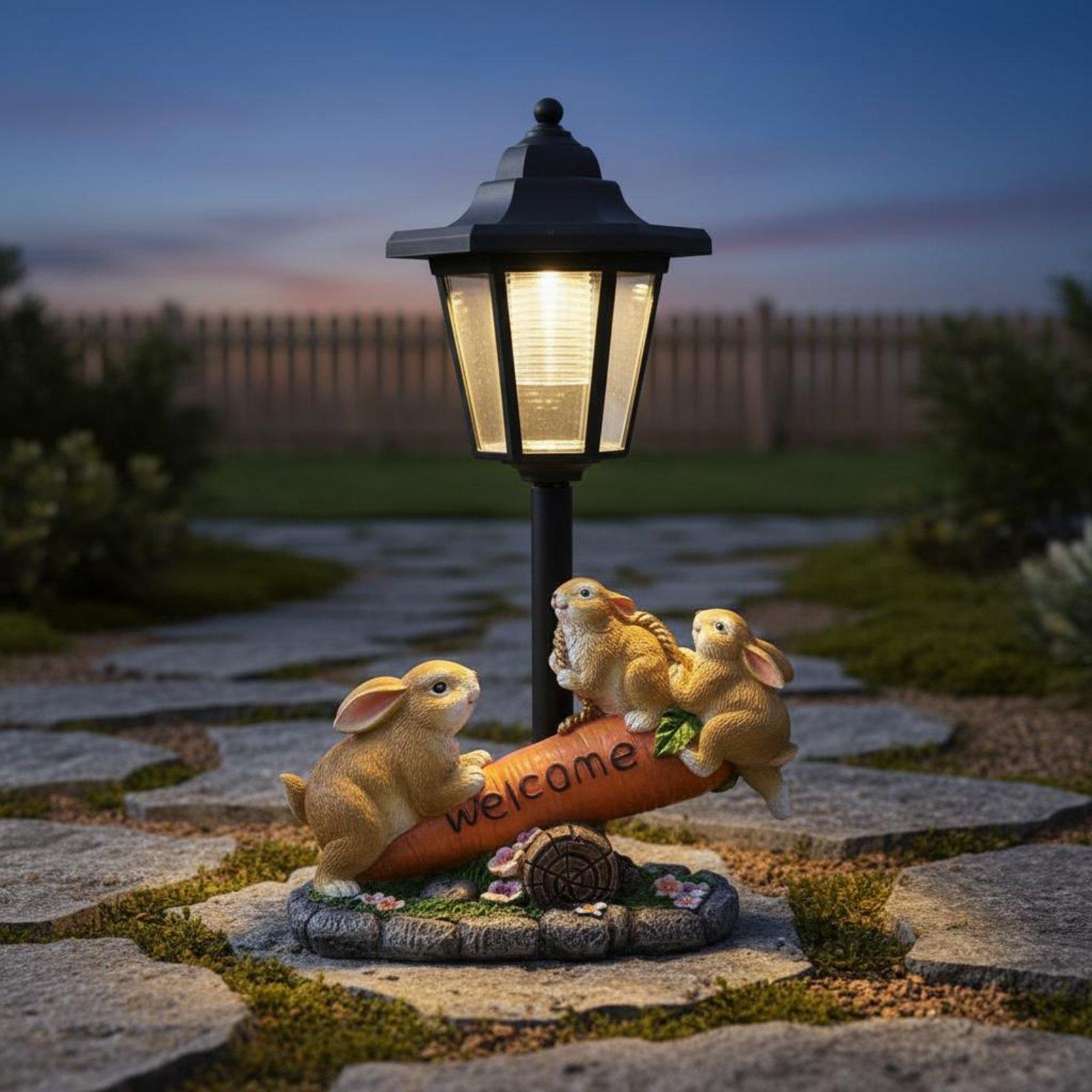 Solarna figurka królika, dekor – Lighting Decoration Ideas recenzja i cena