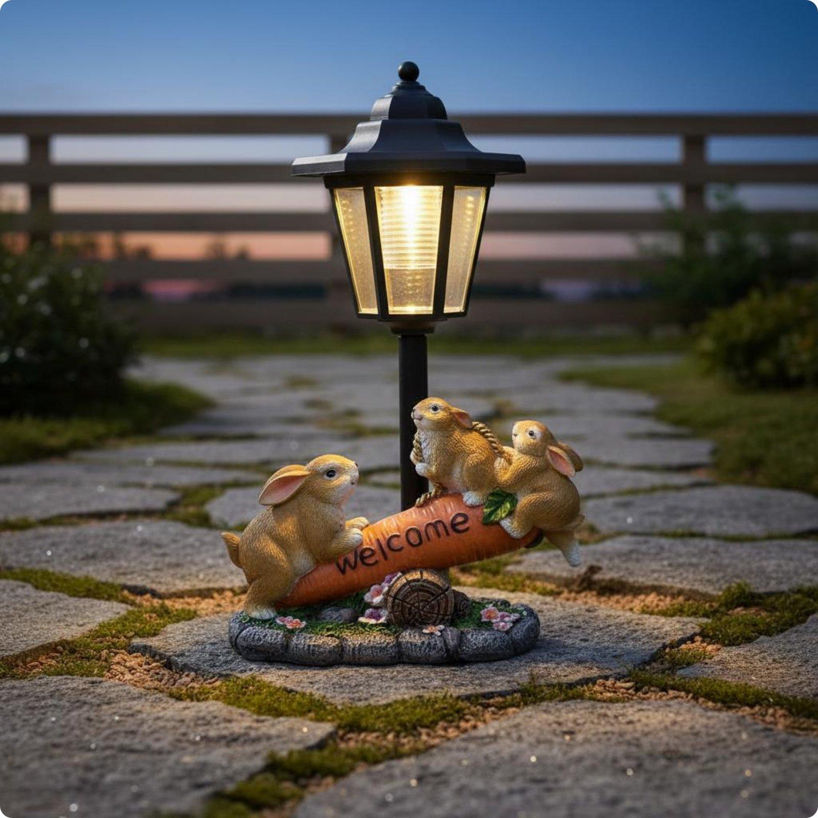 Solarna figurka królika, dekor – Lighting Decoration Ideas recenzja i cena