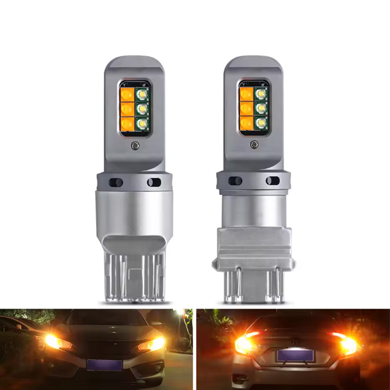 Żarówki LED T25 3157 T20 7443  – Colour Changing Bulb recenzja i cena