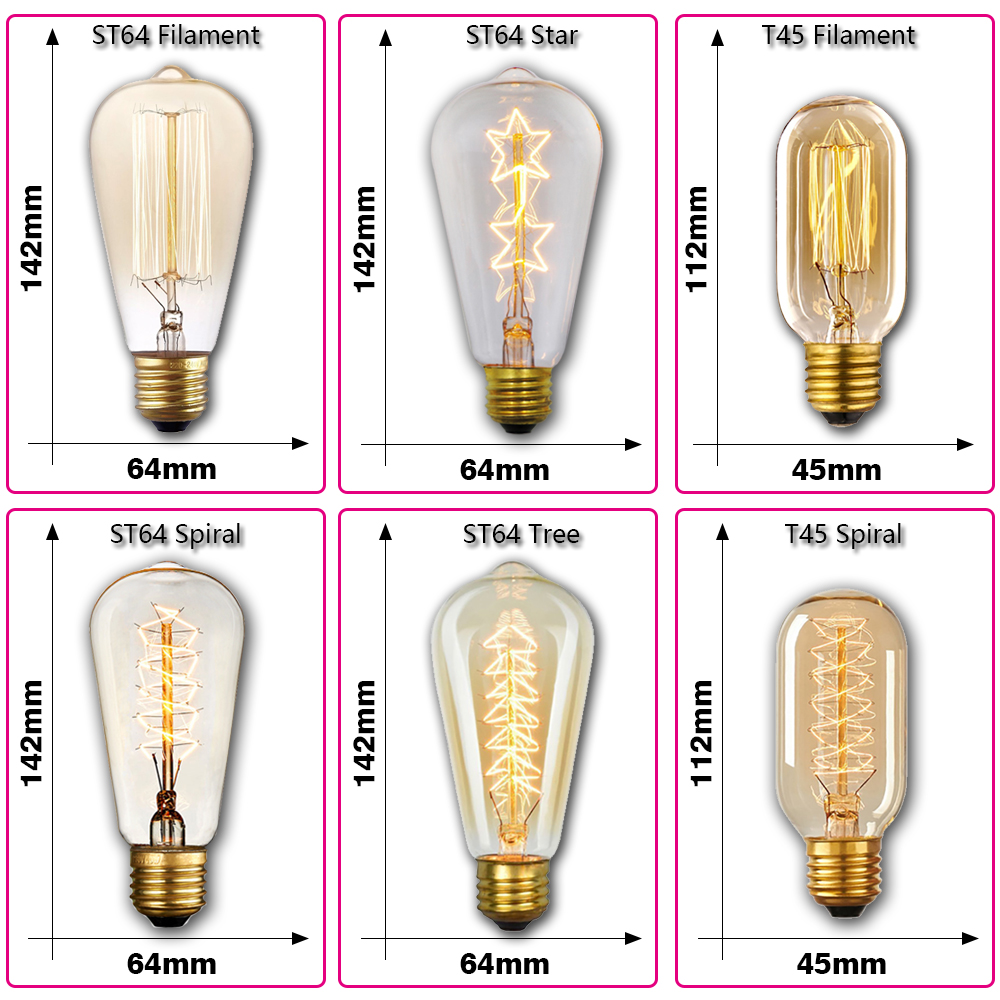 Żarówka Retro Edison E27 40W 2 – Lighting Decoration Ideas recenzja i cena