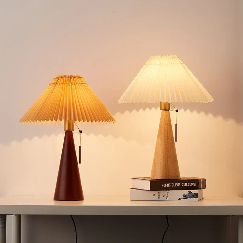 Retro Plisowana Lampa Stołowa  – Decor Lighting Table Lamps recenzja i cena