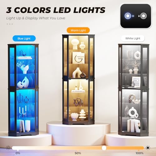 Szafka narożna z szklanymi drz – Lighting & Home Decor Studio recenzja i cena