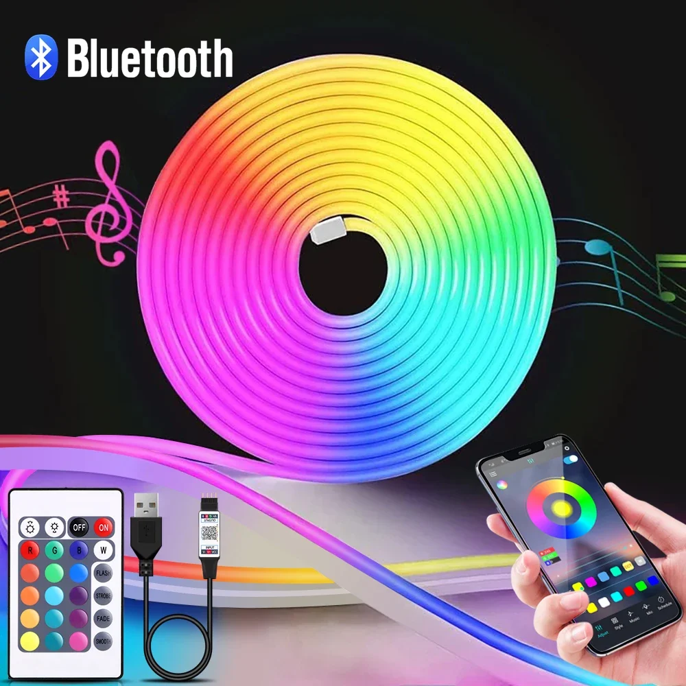 Taśma LED Neon RGB 1-5m, 5V US – Lighting Decoration Ideas recenzja i cena