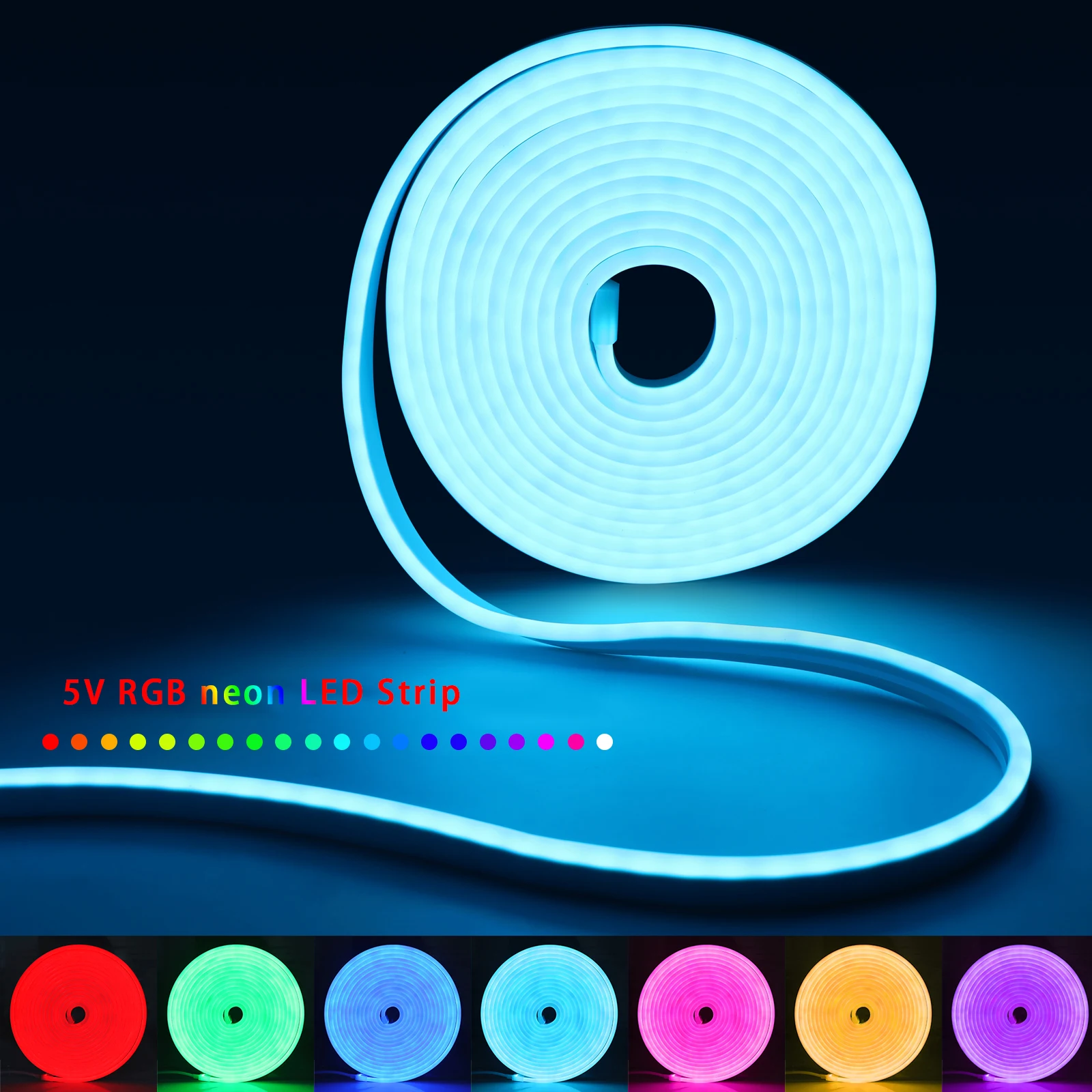 Taśma LED Neon RGB 1-5m, 5V US – Lighting Decoration Ideas recenzja i cena