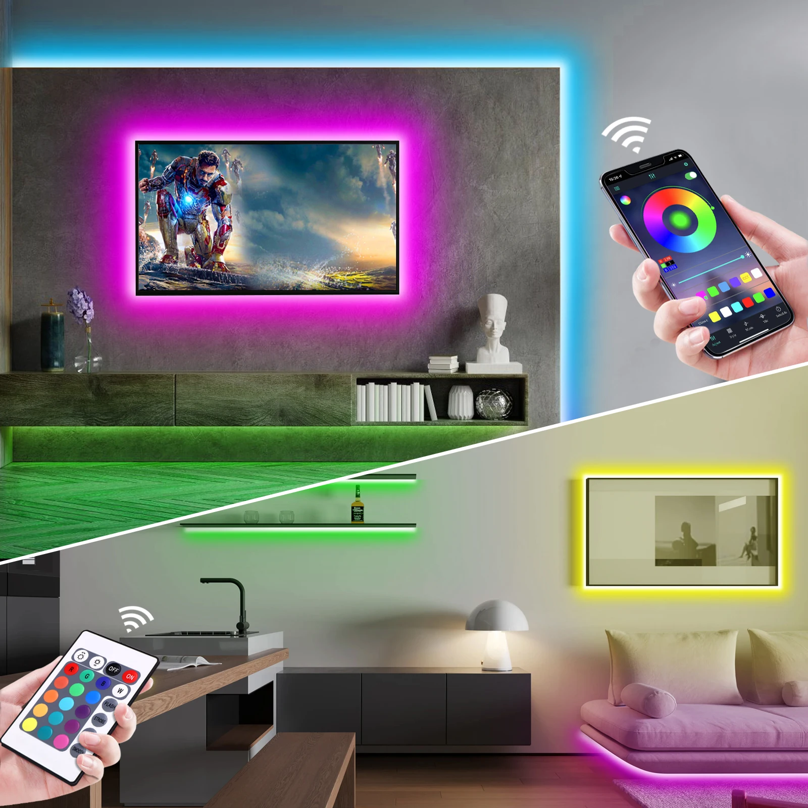 Taśma LED Neon RGB 1-5m, 5V US – Lighting Decoration Ideas recenzja i cena